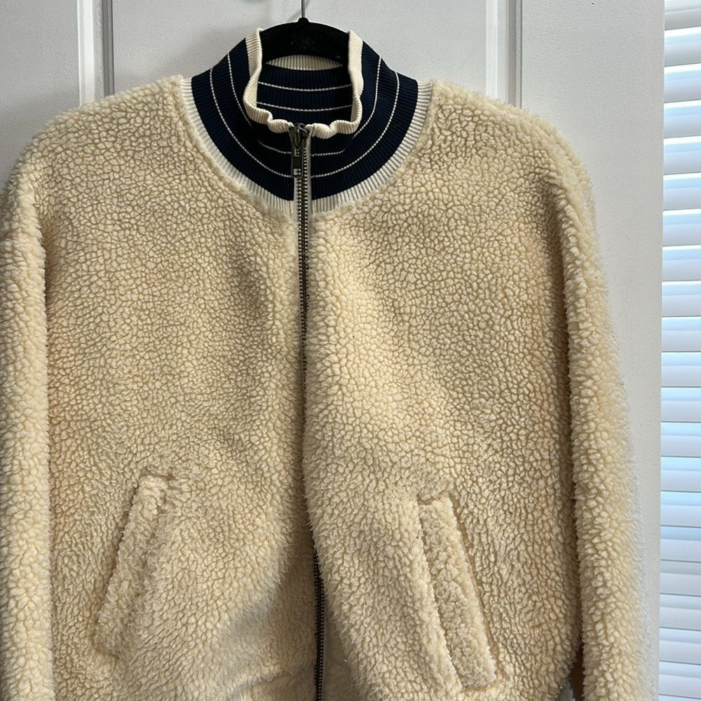 🤍 Madewell Sherpa Bomber Jacket